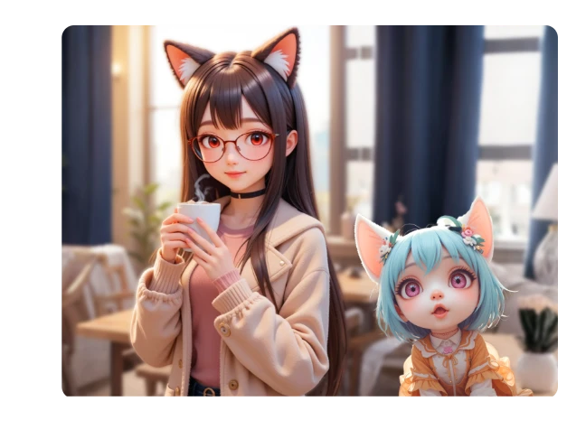 generate virtual youtuber girls in anime style for youtube channels in seconds using piclumen ai monster generator
