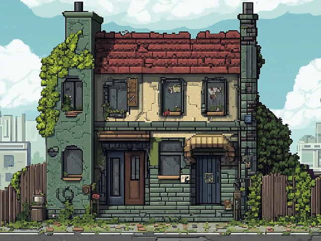 cartoon-style house design, demonstrating the versatility of AI house design tools
