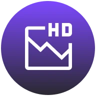 icono de alta calidad degradado de color púrpura