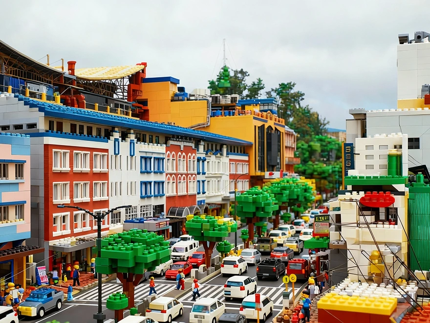 Foto von LEGO-Bauspielzeug, generiert vom ChatGPT Image Generator in PicLumen