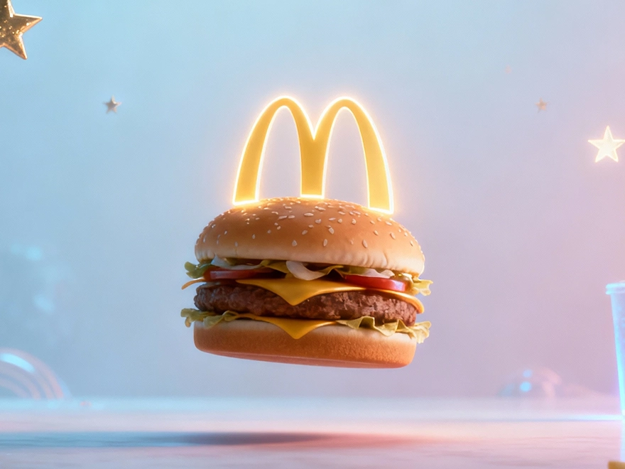Werbebanner für McDonald’s