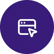 dark blue icon for simplified workflow