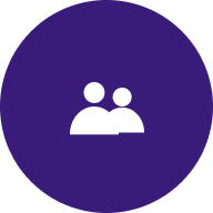 a dark blue icon for digital human avatars