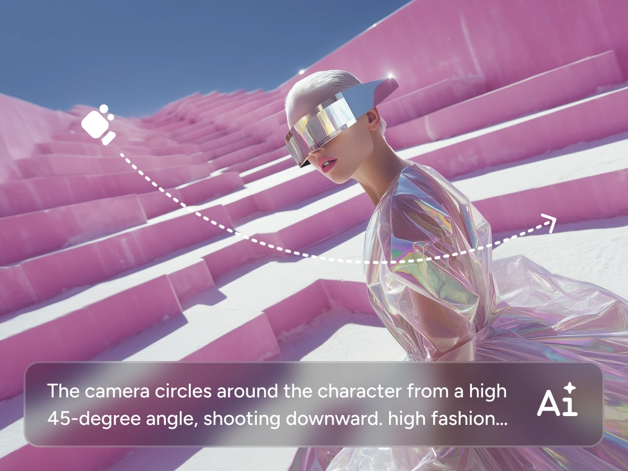 controling camera by text prompts