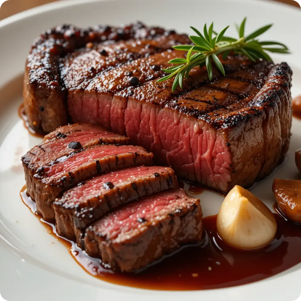 KI-generierte Steak-Fotografie von PicLumen