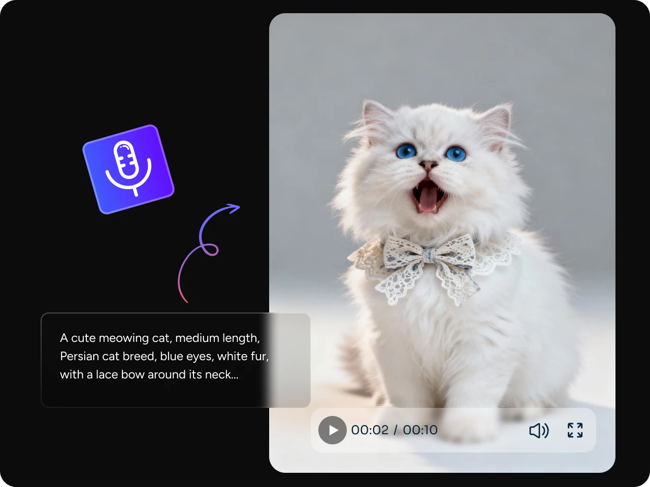 veo 3.1 generated a cat's video with audio