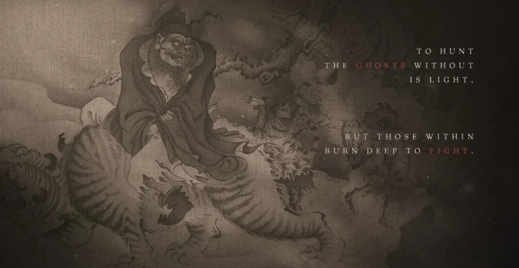the screenshot of the story theme for Black Myth: Zhong Kui