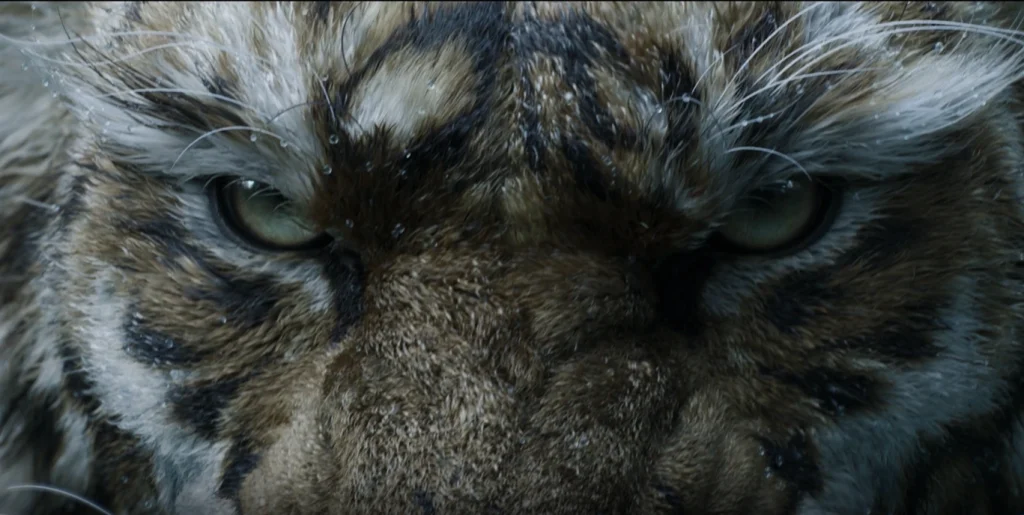 the screenshot of the tiger in the teaser trailer Black Myth: Zhong Kui